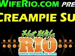 HotWifeRio - Creampie Surprise Solo - Big tits