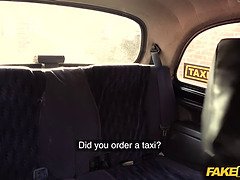 Faux taxi Freya Dee has her pussy banged in a violated taxi