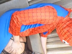 Indian Spiderman fuck Hot Girl doggystyle