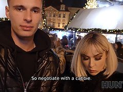 Sexy Czech couple gets naughty with Christmas money & Christmas sex