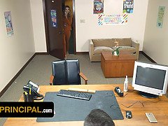 Watch this mature slut get dominated and spanked in the Principal's Office
