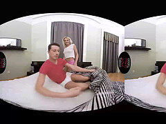 VIRTUAL TABOO - greedy sister caught brutha spying and pummels him