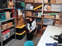 Busty Hijab Girl Fucked For Stealing