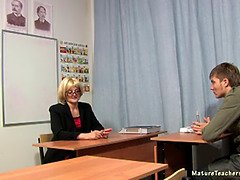 Russian mature schoolteacher 7 - tamara (english lesson)