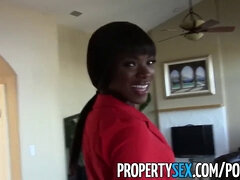 Ana Foxxx seduces a black real estate agent for a deepthroat and cowgirl POV video