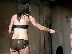 Dana Kane gorgeously tormented (3of3) - wire on lesbian milf bondage