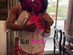Big Indian Tits Anal gets her big ass drilled hard in HD Holi Fuck video