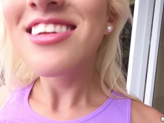 Yoga Blonde Does Anal