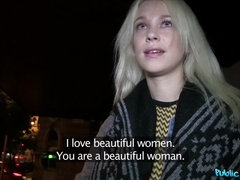 Blonde Russian loves a public fuck