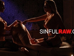 Brittany Bardot and Amber Jayne's british movie by Sinful Raw