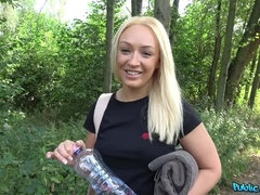 Amber Deen's first time outdoor sex