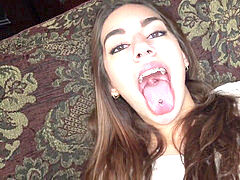 Latin Braces sweetie taunts bod And Mouth
