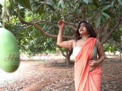 Bong Beauty _ Model Rupa _ Orange Saree Act _ Episode 5 _ Love Current ( 1080 X 1080 ) - Asian