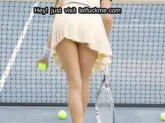 first anal for tennis student aubrey star