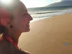 Amateur, Playa, Bikini, Novia, Peludo, Pov, Coño, Flaco