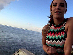 Sasha Foxxx - Stroke Your stiffy In Public, loser! Outdoor abjection JOI