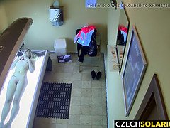 Caught, Czech, Hd, Solarium, Spy, Webcam