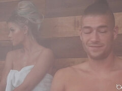 Elegant Hot Sweaty Anal Sex In The Sauna with Jessa Rhoads and Xander Corvus