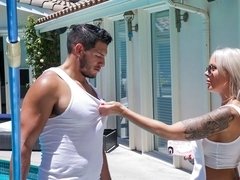 Pool Guy MILF Pussy Poke