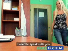 Karol Lilien's fakehospital office turns into a POV sex clinic for horny doctors