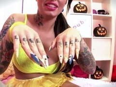 Fingering, Masturbation, Orgasm, Shaved, Tattoo