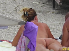 Strand, Braunhaarige, Hd, Reif, Milf, Nackt, Öffentlich, Spion