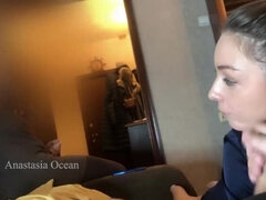 Stepmom Anastasia Ocean Catches Me: Blowjob & Facial