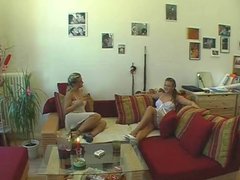 Blowjob, European, German, Homemade, Pussy, Threesome, Tight, Twins