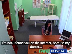Busty MILF helps doctor relieve stress with her big boobs & sexy role play