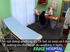 Sexy patient with big tits gets creampied in fakehospital POV