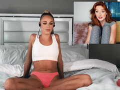 Emma Hix and Lacey Lennon have virtual sex