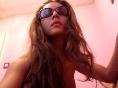 18 ans, Amateur, Nana, Masturbation, Rasée, Maigrichonne, Solo, Webcam