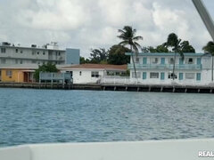 Very nice boat XXX threesome with two exotic beauties