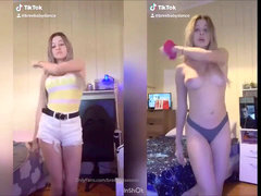 Bree Louise Compilation (Part 1) TIKTOK, Leaked, getting off 18 years senior