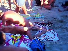 Beach, Group, Hd, Interracial, Milf, Nude, Nudist, Public