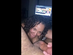 44-Year-Old Latina MILF Sucks Big Dick and Loves Eating Ass