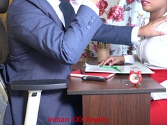 XXX Indian Boss office fuck in Hindi