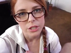 Cumshot, Doctor, Handjob, Nurse, Orgasm, Redhead