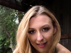 Blondýna, Stříkání spermatu, Gangbang, Hardcore, Hd, Mezirasové, Venku