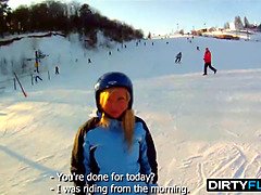 Jessy Brown - Snowboarder chick loves cock