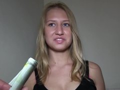 Amateur, Blonde, Blowjob, Dick, Outdoor, Pov, Public, Russian