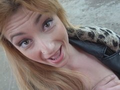 Blowjob, Busty, Hd, Money, Outdoor, Public, Riding