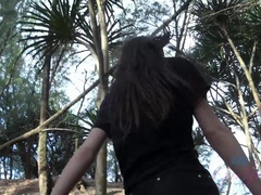 Amateur, Culo, Negro, Novia, Orgasmo, Al aire libre, Pov, Público