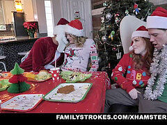 FamilyStrokes - gonzo Family ravages For Christmas