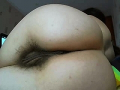 Amateur, Doigter, Poilue, Solo, Webcam