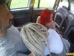 Filthy anal fucking taxi foursome