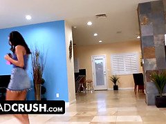 Naughty Stepdaughter Emily Willis Gets A Vibrating Toy From Stepdaddy For Valentine's Day