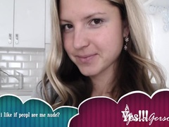 Enthousiasteling, Blond, Vrouw, Hd, Orgasme, Russisch, Alleen, Tiener