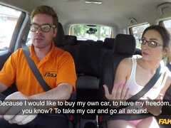 Arousing Italian Nympho Minx Craves Knob 1 - Fake Driving School