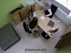 Big tits, Blowjob, Brunette, Czech, Fingering, Hd, Licking, Office